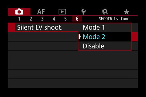 silent lv shooting mode|Canon School: Set up your Canon EOS camera for silent shooting.